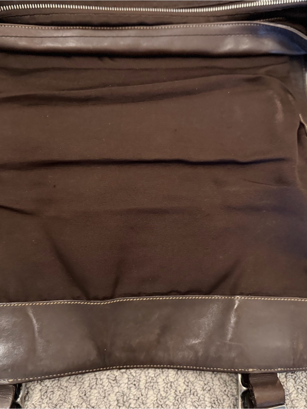 COACH Leather Messenger Bag - Brown - Picture 11 of 12